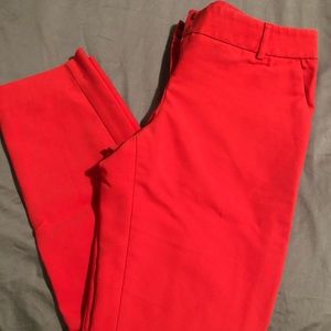 Red/Orange Express Dress Pants